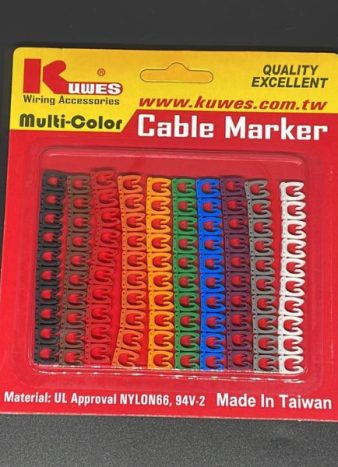 SET 100 NUMEROTATE 0-9 MULTICOLORE PENTRU CABLURI UTPFTP CAT5E CAT6