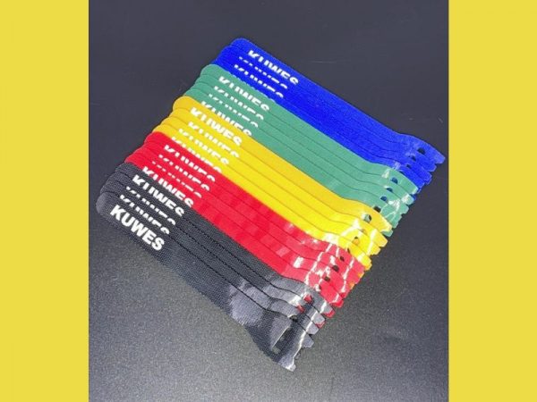 SET 20 CURELE DIN VELCRO PENTRU ORGANIZAREA CABLURILOR ,KUWES