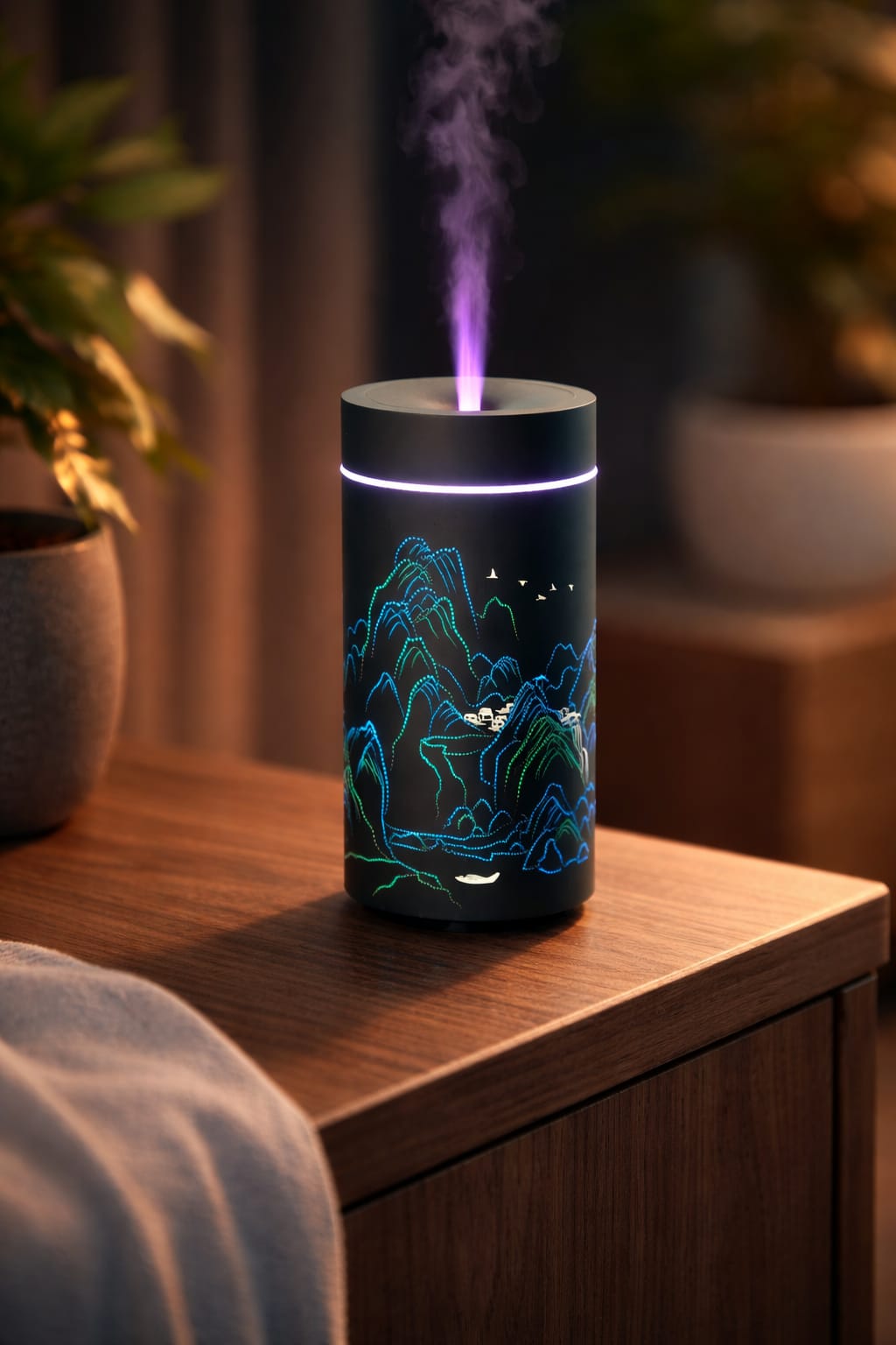 Umidificator de aer compact
